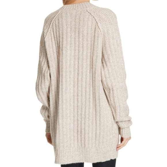 NICHOLAS Chunky Knit Alpaca Sweater Cardigan - Picture 5 of 14